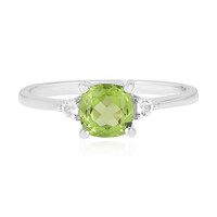 Anillo en plata con Peridoto