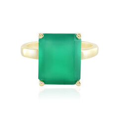 Anillo en plata con Ónix verde