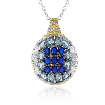 Collar en plata con Aguamarina (Gems en Vogue)
