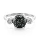 Anillo en plata con Obsidiana Copo de Nieve