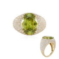Anillo en oro con Esfena de Zimbabue (AMAYANI)