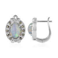 Pendientes en plata con Ópalo de Welo (Annette classic)