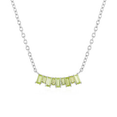 Collar en plata con Peridoto