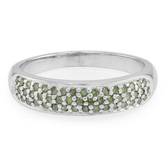 Anillo en plata con Diamante fantasía