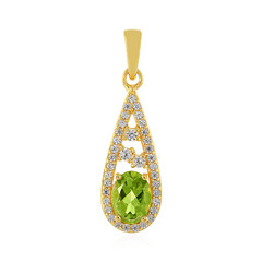 Colgante en plata con Peridoto