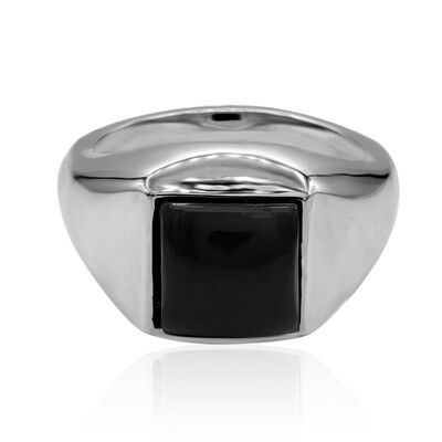 Anillo en plata con Ónix negro