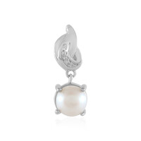 Colgante en plata con Perla blanca Freshwater