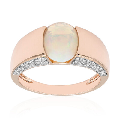 Anillo en oro con Ópalo de Welo