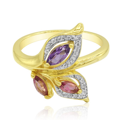 Anillo en plata con Amatista