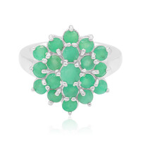 Anillo en plata con Esmeralda