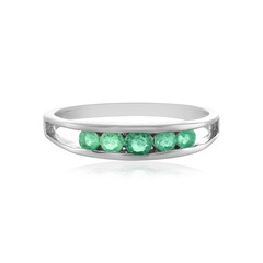 Anillo en plata con Esmeralda de Colombia