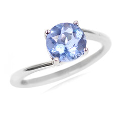 Anillo en plata con Fluorita de color cambiante