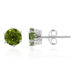 Pendientes en plata con Peridoto de Birmania