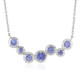 Collar en plata con Tanzanita