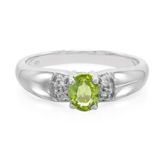 Anillo en plata con Turmalina Paraíba