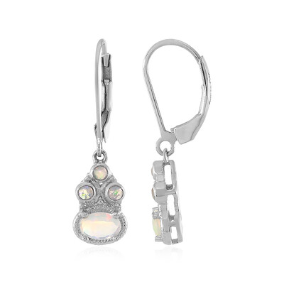 Pendientes en plata con Ópalo de Welo
