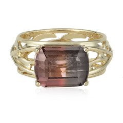 Anillo en oro con Turmalina sandía (de Melo)