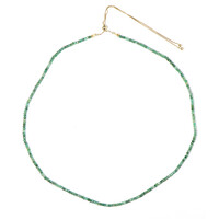 Collar en plata con Esmeralda de Zambia