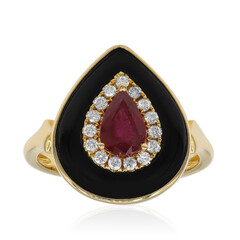 Anillo en oro con Ónix negro (CIRARI)