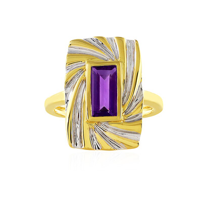 Anillo en plata con Amatista (MONOSONO COLLECTION)