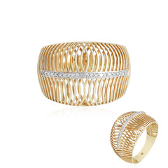 Anillo en oro con I1 (I) Diamante (Ornaments by de Melo)