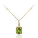 Collar en oro con Peridoto de Dashihe (CIRARI)