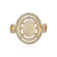 Anillo en oro con Ópalo de Australia (Adela Gold)