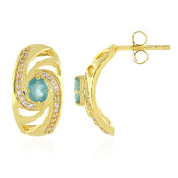 Pendientes en plata con Grandidierita