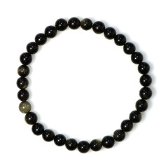 Brazalete con Obsidiana dorada