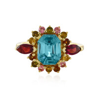 Anillo en plata con Zircón de Ratanak Kirí