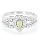 Anillo en plata con Turmalina cuprífera