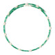 Collar al cuello en acero con Perla blanca Freshwater (Riya)