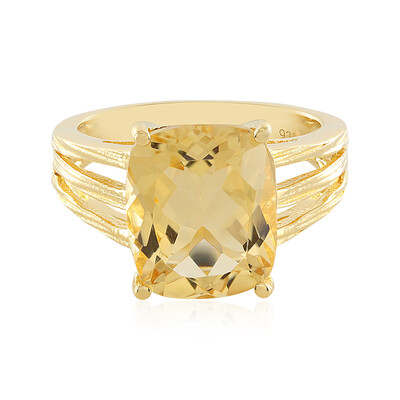 Anillo en plata con Citrino