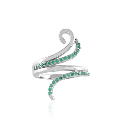 Anillo en plata con Ónix verde