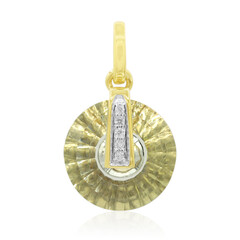 Colgante en oro con Amatista verde (Glenn Lehrer)