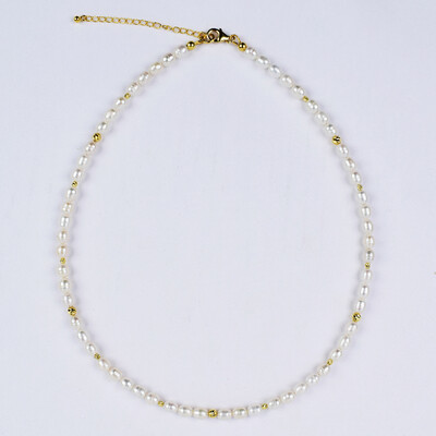 Collar en plata con Perla Freshwater