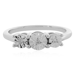 Anillo en plata con Diamante I2 (H)