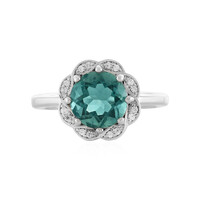 Anillo en plata con Fluorita de Esperanza