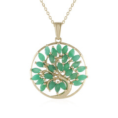 Collar en plata con Esmeralda de Socoto