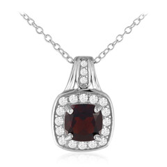 Collar en plata con Granate