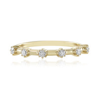 Anillo en oro con Diamante IF (G)  (de Melo)