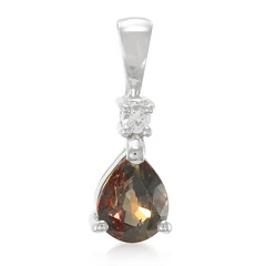 Colgante en plata con Zafiro color cambiante no calentado