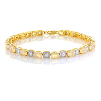 Brazalete en plata con Ópalo de Welo