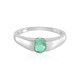 Anillo en plata con Esmeralda de Rusia