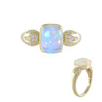 Anillo en oro con Ópalo Welo AAA (de Melo)