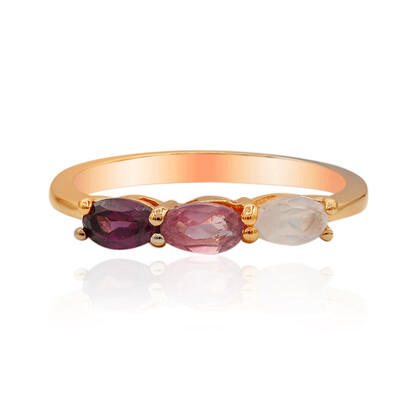 Anillo en plata con Rodolita