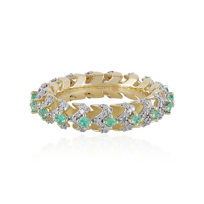 Anillo en oro con Esmeralda de Colombia (Ornaments by de Melo)