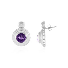 Pendientes en plata con Amatista de Siberia (de Melo)