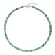 Collar en plata con Aventurina verde