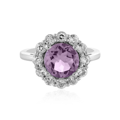 Anillo en plata con Amatista Rosa de Francia